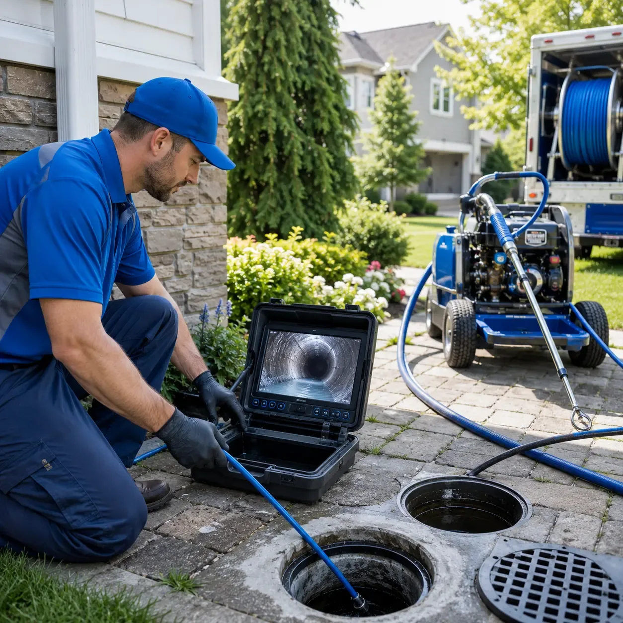 Outdoor drain cleaning professionals serving Pell Lake, WI